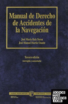 Manual de derecho de accidentes de la navegación