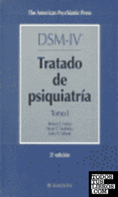 TRATADO DE PSIQUIATRIA VOL. I DSM -IV