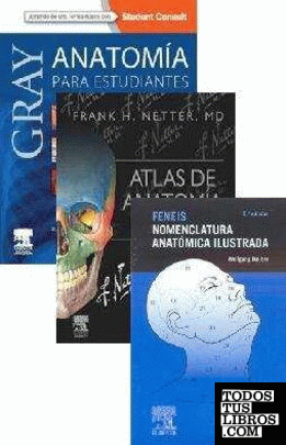 Lote Gray Anatomía para estudiantes + Feneis Nomenclatura anatómica ilustrada +