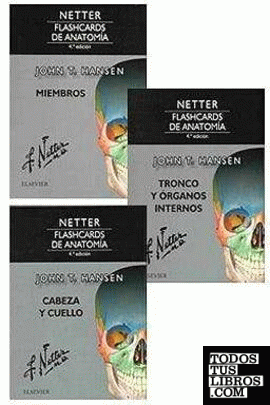 PACK NETTER FLASHCARDS DE ANATOMIA