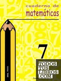 Cuaderno de matemáticas nº  7. Primaria