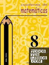 Cuaderno de matemáticas nº  8. Primaria