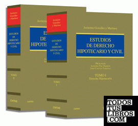Estudios de Derecho Hipotecario y Derecho Civil (Tomo I)