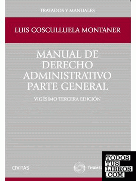 Manual de derecho administrativo. Parte General