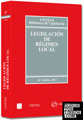 Legislación de Régimen Local (Papel + e-book)