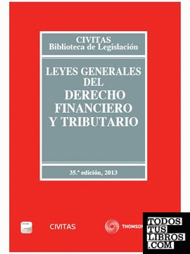 Leyes Generales del Derecho Financiero y Tributario (Papel + e-book)