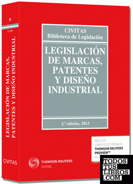 Legislación de marcas, patentes y diseño industrial (Papel + e-book)