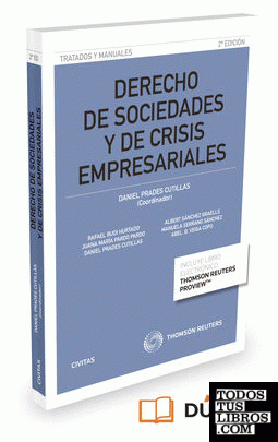 Derecho de Sociedades y de Crisis Empresariales (Papel + e-book)