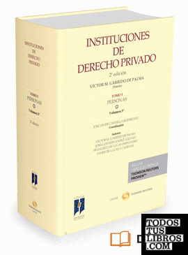 Instituciones de derecho privado. Tomo I Personas. Volumen 3º (Papel + e-book)