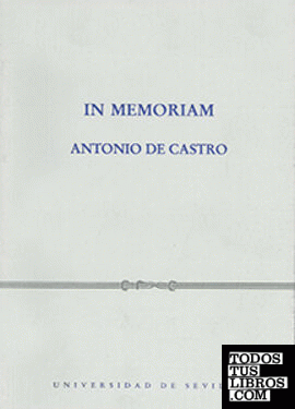 In memoriam. Antonio de Castro