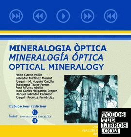 Mineralogia òptica. Mineralogía óptica (CD-ROM) català - castellà - anglès