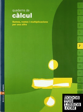 Quadern Calcul 7