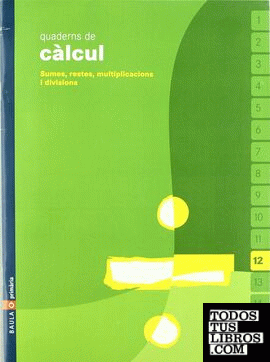 Quadern Calcul 12