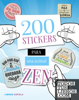 Más de 200 stickers para una actitud zen