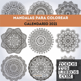 Calendario Mandalas para colorear 2021