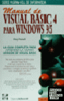 Manual De Visual Basic 4 Para Windows 95 de Gary Cornell 978-84-481-0725-3