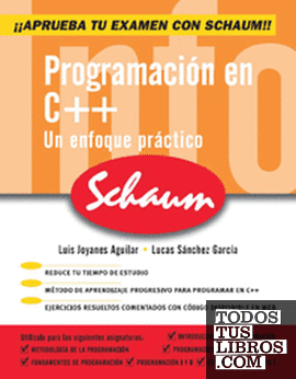 Programacion en C++. Serie Schaum