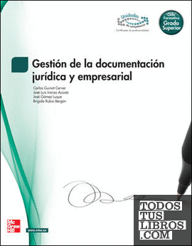 Gestión de la documentación jurídica y empresarial. Libro digital