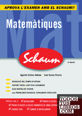 CUTR Matematicas Schaum Selectividad - Curso cero (Catalan)