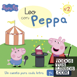 Peppa Pig. Lectoescritura - Leo con Peppa. Un cuento para cada letra: p, m, l, s