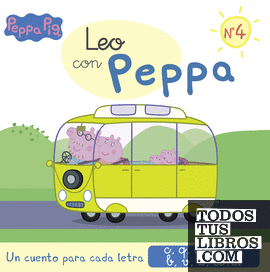 Peppa Pig. Lectoescritura - Leo con Peppa. Un cuento para cada letra: c, q, g, gu, r (sonido suave), b, v, z, ce-ci