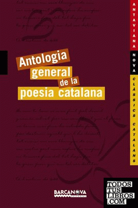 Antologia general de la poesia catalana