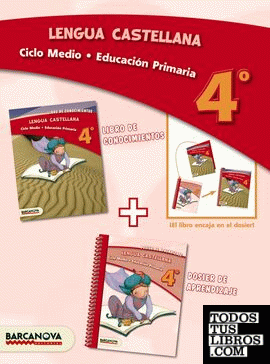 Lengua castellana 4º CM. Libro y dossier (ed. 2013)