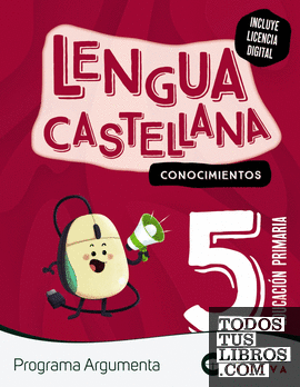 Argumenta 5. Lengua castellana. Conocimientos