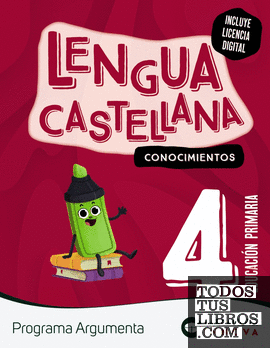 Argumenta 4. Lengua castellana. Conocimientos