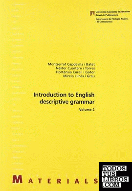 Introduction to English descriptive grammar