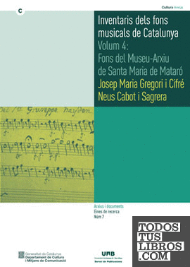 Inventaris dels fons musicals de Catalunya