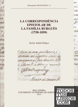La Correspondéncia epistolar de la família Burgués (1750-1850)