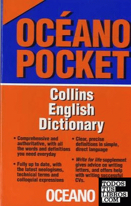 Pocket Collins English Dictionary rust.