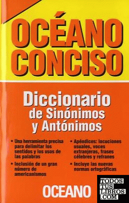 Diccionario de Sinónimos y Antónimos - Océano Conciso