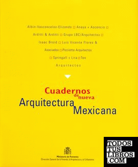 Cuadernos de nueva arquitectura  mexicana