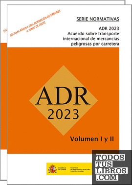 ADR-2023 Acuerdo europeo sobre transporte internacional de mercancías peligrosas