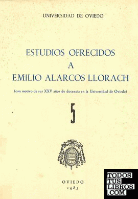 Estudios ofrecidos a Emilio Alarcos Llorach Tomo V