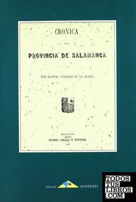 Crónica de la provincia de Salamanca
