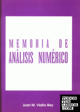 Memoria de análisis numérico