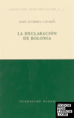 La Declaración de Bolonia