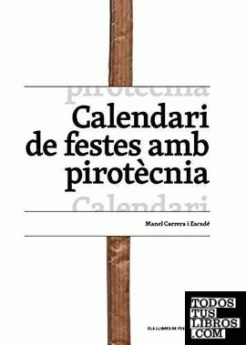 Calendari de festes amb pirotècnia