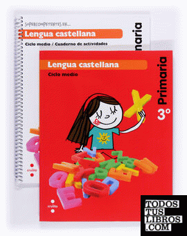 Lengua castellana + Cuaderno de actividades Supercompetentes. 3 Primaria.  Construïm