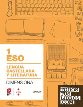 CRD Professor. Cuaderno Lengua castellana y literatura. 1 ESO. Dimensiona. Construïm