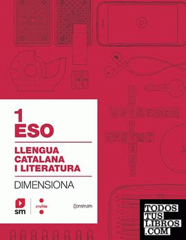 SD Professor. Quadern Llengua catalana i literatura. 1 ESO. Dimensiona. Construïm
