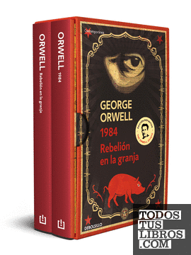 George Orwell (pack con las ediciones definitivas avaladas por The Orwell Estate de 1984 y Rebelión en la granja)