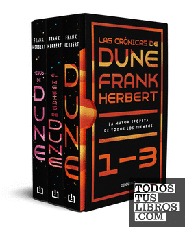DUNE (estuche con: Dune | El mesías de Dune | Hijos de Dune)