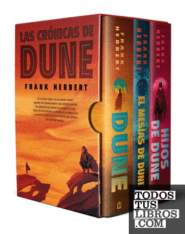 Trilogía Dune, edición de lujo (estuche con: Dune | El mesías de Dune | Hijos de Dune)