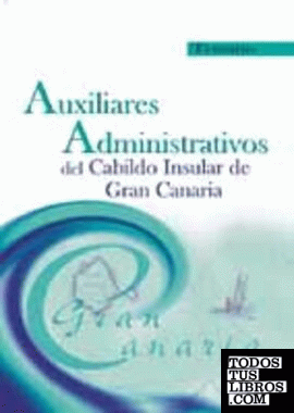 Auxiliares administrativos del Cabildo Insular de Gran Canaria. Temario