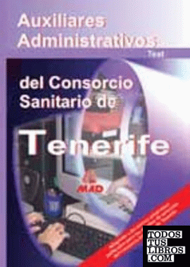 Auxiliares administrativos del consorcio sanitario de tenerife. Test