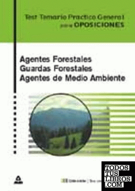 Agentes forestales. Guardas forestales. Agentes medioambientales. Test temario p
